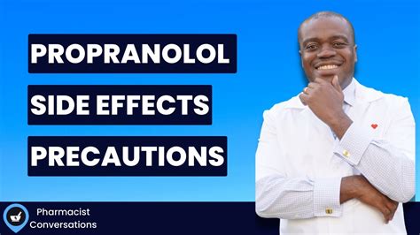 Propranolol | Uses, How To Take & Side Effects - YouTube