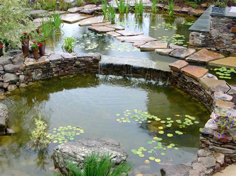 25 Pond Waterfall Designs and Ideas