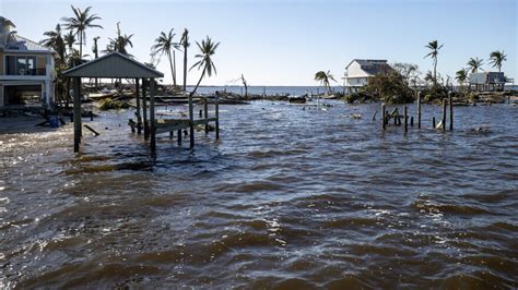 Pine Island, tip to tip, is ripped to shreds by Hurricane Ian's passage ...