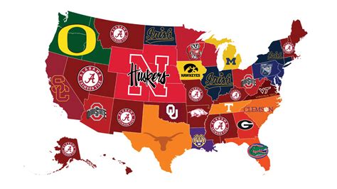 Who are the most popular college football teams? Alabama leads