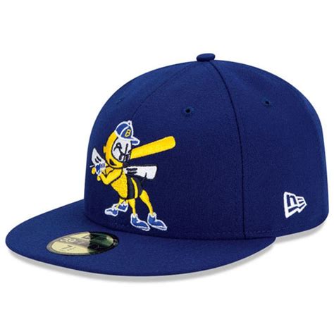 Burlington Bees New Era Alternate 3 Authentic 59FIFTY Fitted Hat ...