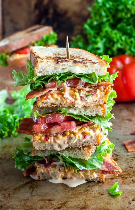 BLT Pimento Cheese Sandwich - Peas And Crayons