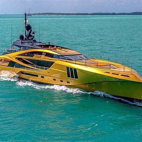 @millionaire_01 on Instagram: “Golden yacht! What do you think of this ...