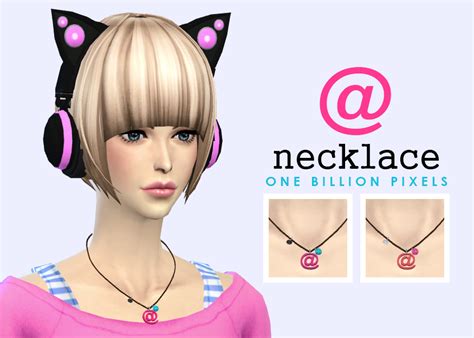 Accessory Necklace (The Sims 4) - One Billion Pixels