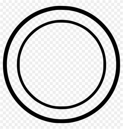 Download and share clipart about Plate Comments - Blank Double Circle ...