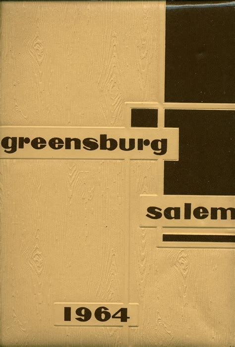 1964 yearbook from Greensburg Salem High School from Greensburg ...