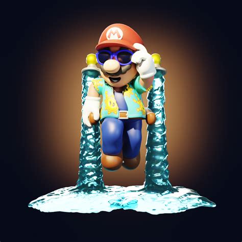 STL file Super Mario Sunshine・3D print model to download・Cults