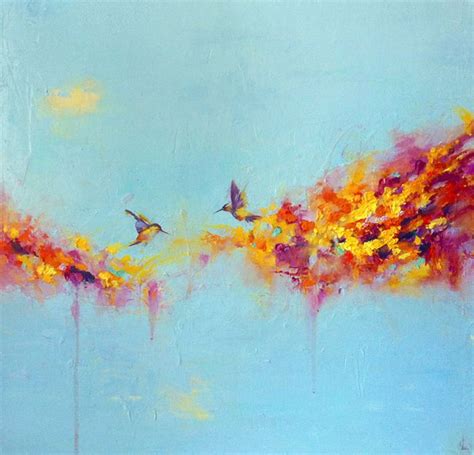 Another abstract hummingbird painting by meirou.deviantart.com on ...