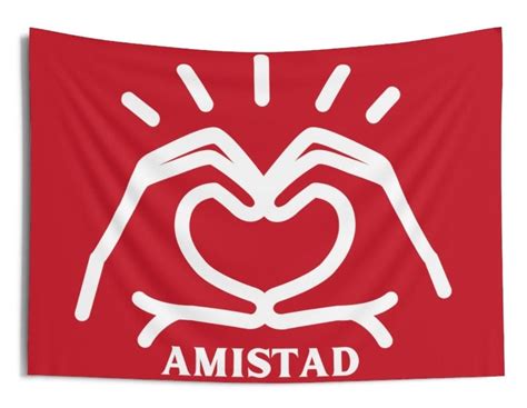 Amistad House Heart Hand Sign RCA Wall Tapestry 2 Sizes - Etsy