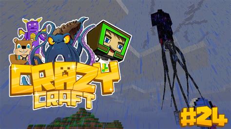 Minecraft CRAZY CRAFT 2.2 | KRAKEN BATTLE [24] - YouTube