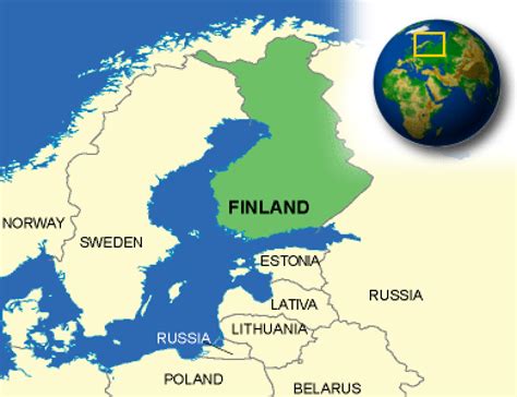 Finland map. Terrain, area and outline maps of Finland ...