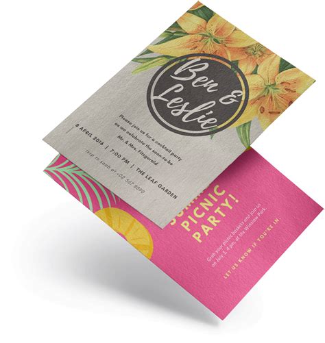 Design and Print Invitations on Canva