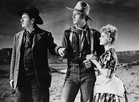 John Wayne, Claire Trevor, George Bancroft in Ringo - Höllenfahrt nach ...