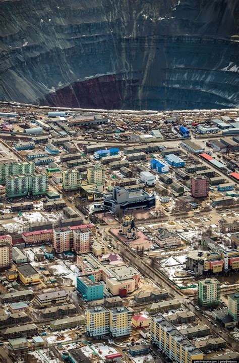 Mirny: A Giant Diamond Mine that Sucks Helicopters In