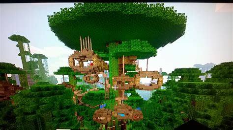 Cool Minecraft tree house :) | Minecraft tree, Minecraft house designs ...