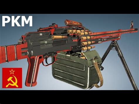 How a PKM Machine Gun Works - YouTube