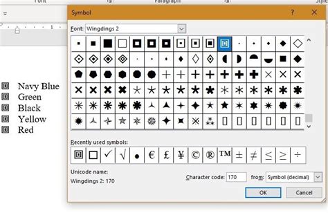 How to Add Checkmarks and Square Bullets in Microsoft Word