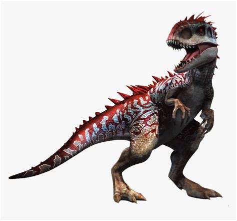 Jurassic World Red Indominus Rex, HD Png Download - kindpng