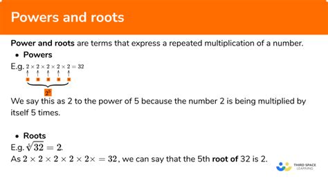 Powers And Roots - GCSE Maths - Steps, Examples & Worksheet