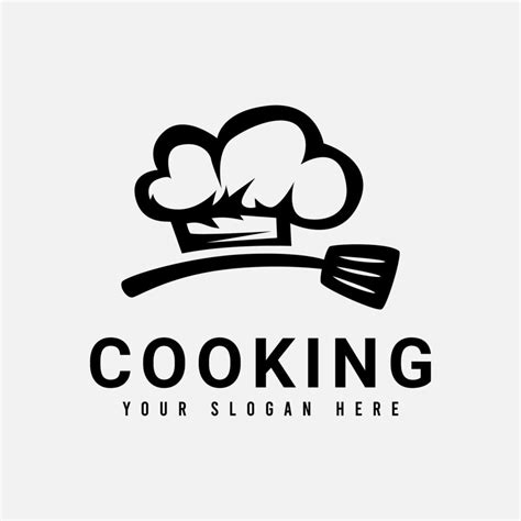 Simple Black Cooking Logo Template 8770079 Vector Art at Vecteezy