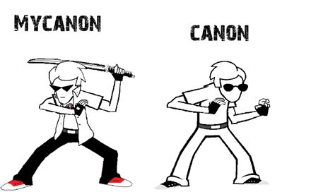 Fanon VS Canon by boblennon1 on DeviantArt