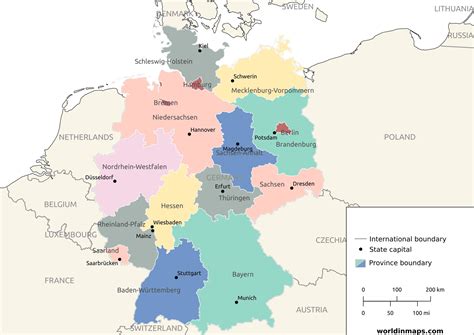 Germany data and statistics - World in maps