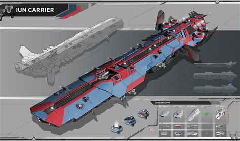 Space Aircraft Carrier Concept Art