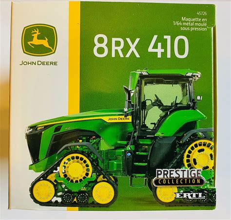 John Deere Model 8RX 410 (1/64th Scale) Prestige Model Toy Tractor ...