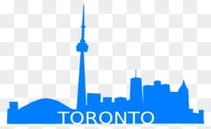 Toronto Skyline Television Silhouette Clip Art - Toronto - Free ...