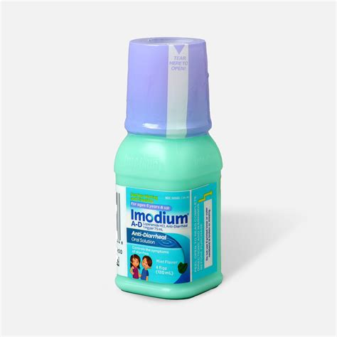 Imodium A-D Children's Anti-Diarrheal Liquid, Mint Flavor, 4 fl oz