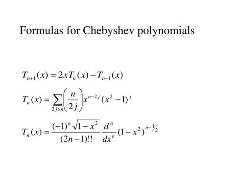 PPT - Generalized Chebyshev polynomials and plane trees PowerPoint ...