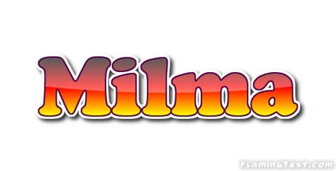 Milma Logo | Free Name Design Tool from Flaming Text