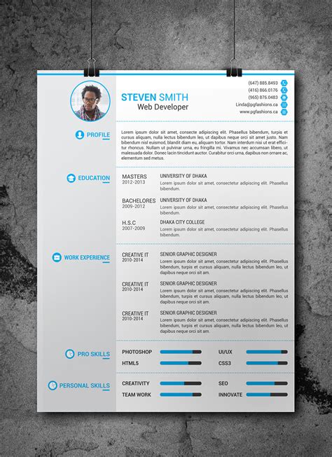 Resume, Cover Latter, Portfolio Template (Free Download :: Behance