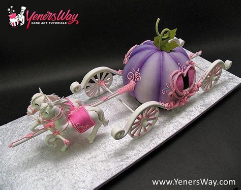 Cinderella's Pumpkin Carriage Cake - Decorated Cake by - CakesDecor