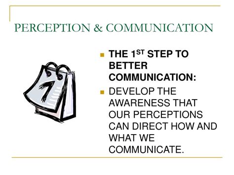 PPT - Interpersonal Communication “PERCEPTION” PowerPoint Presentation ...