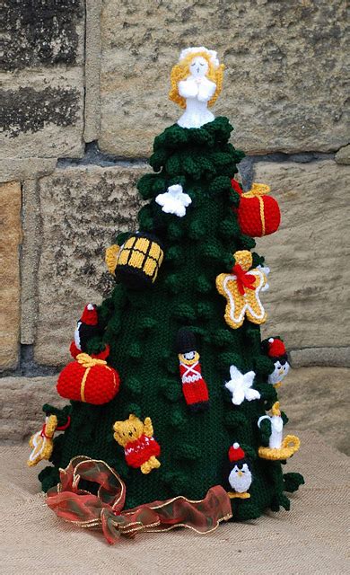 Advent Christmas Tree Free Knitting Pattern - Knitting Bee