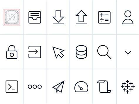 System Icons 24x24 by Franco Chan on Dribbble