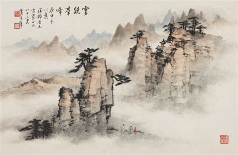 chinese landscape print - Google Search | Chinese landscape painting ...