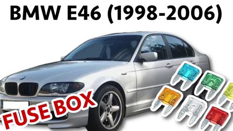 BMW E46 (1998-2006) Fuse Box Diagram & Location - YouTube