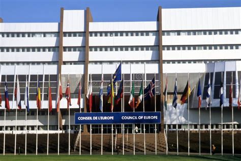 Council of Europe - Strasbourg, France Editorial Image - Image of ...