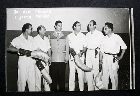 MEXICO JAI ALAI PLAYERS TIAJUANA REAL PHOTO PC | Real photos, Photo, Mexico