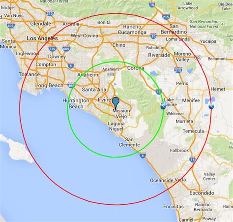 25 Km Radius Map / How to Build a 15 Mile Radius Circle Around An ...