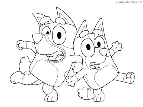 Bluey coloring pages | Print and Color.com