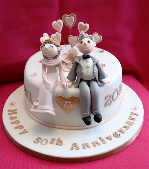 Funky Couple Anniversary Cake - CakeCentral.com