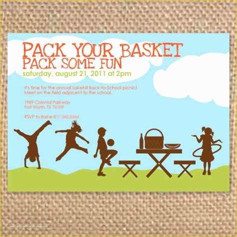 Free Picnic Invitation Template Of Pany Picnic Invitations Templates ...