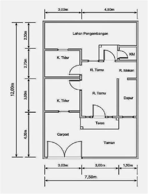 Baru 27+ Gambar Denah Rumah Minimalis