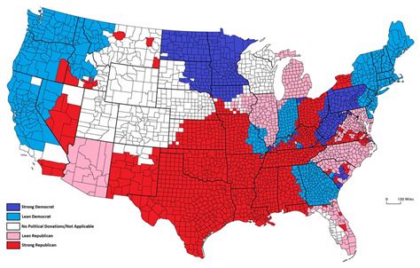 [Map] Political map based upon owner of each county's most popular NFL ...