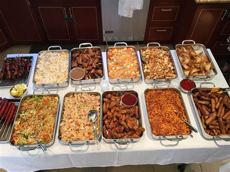 Buffett looking dinner | Party food buffet, Catering food displays ...