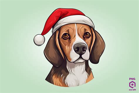 Christmas Beagle Dog Graphic by Quoteer · Creative Fabrica