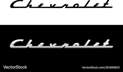 Chevrolet classic emblem Royalty Free Vector Image